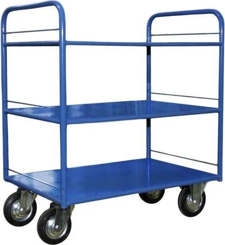 Тележка платформенная СТЕЛЛА-ТЕХНИК КР-3-125 3-х ярусная, 600х900мм КР-3-125-К