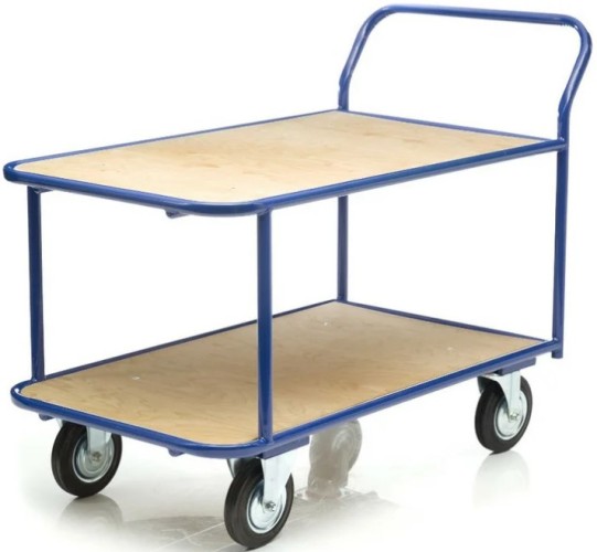 Тележка платформенная СТЕЛЛА-ТЕХНИК КП-2 2-х ярусная КП-2-Ф-5-8-200-И