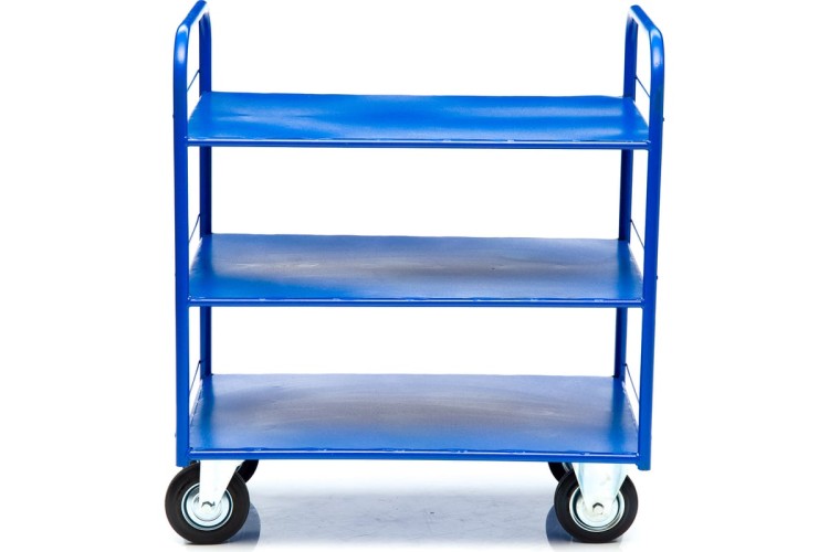 Тележка платформенная СТЕЛЛА-ТЕХНИК КР-3-150 3-х ярусная, 600х900мм КР-3-150-И - изображение 2