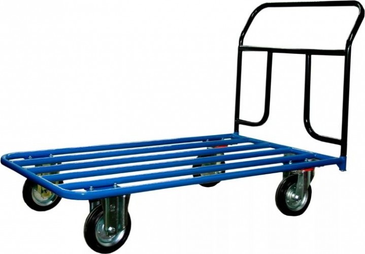 Тележка платформенная СТЕЛЛА-ТЕХНИК КП-600 Т 4-х колесная (800х1400) 200-K, до 450 кг КП-600Т-200-К