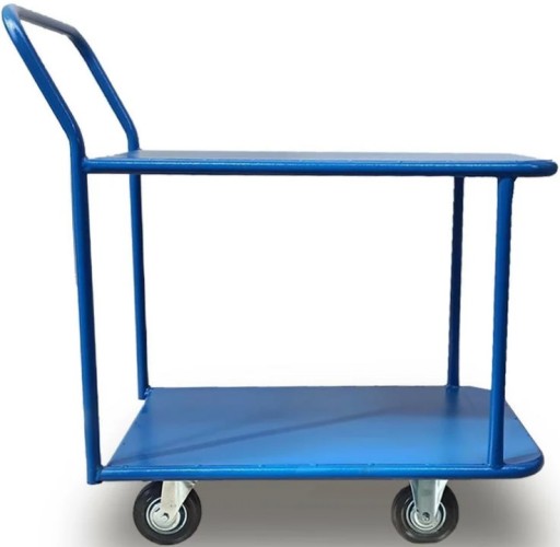 Тележка платформенная СТЕЛЛА-ТЕХНИК КП-2 2-х ярусная КП-2-М-5-8-150-И - изображение 4