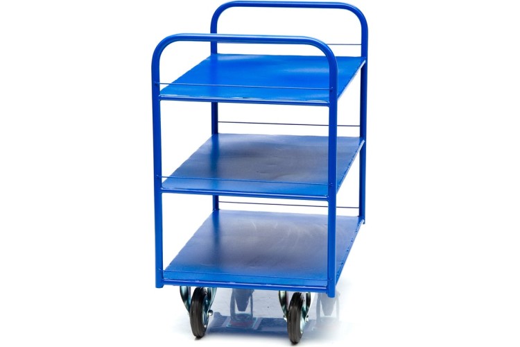Тележка платформенная СТЕЛЛА-ТЕХНИК КР-3-150 3-х ярусная, 600х900мм КР-3-150-И - изображение 3