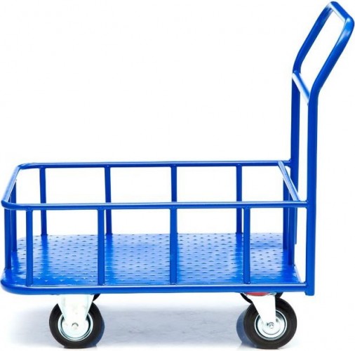 Тележка платформенная СТЕЛЛА-ТЕХНИК КПБ-300-125 с бортом, 600х900мм КПБ-300-125-И - изображение 3