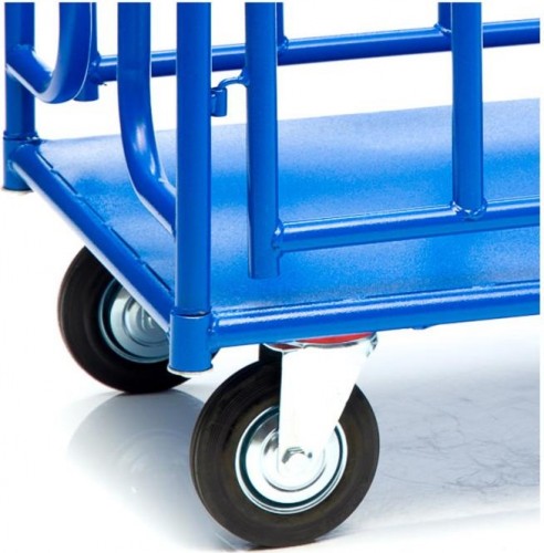 Тележка платформенная СТЕЛЛА-ТЕХНИК КПО-300Т-200 с бортами, 600х1000мм КПО-300Т-200-И - изображение 5