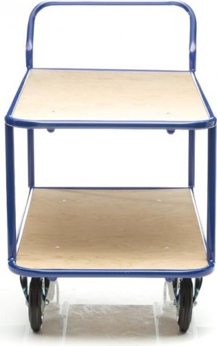 Тележка платформенная СТЕЛЛА-ТЕХНИК КП-2 2-х ярусная, 500х800мм КП-2-Ф-5-8-160-К - изображение 4