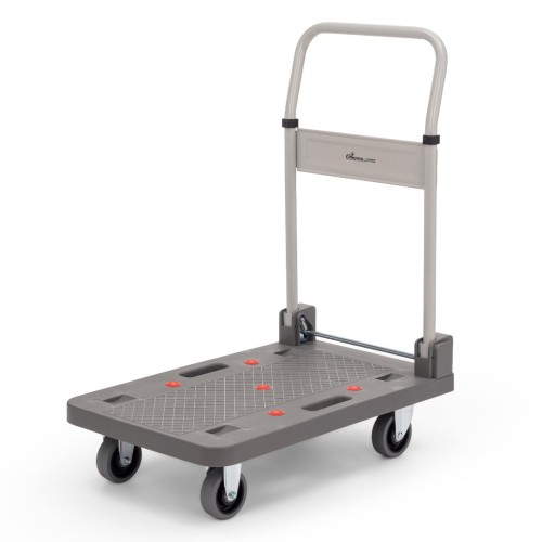 Тележка платформенная СТЕЛЛА-ТЕХНИК FW-150П со складной ручкой, 150 кг