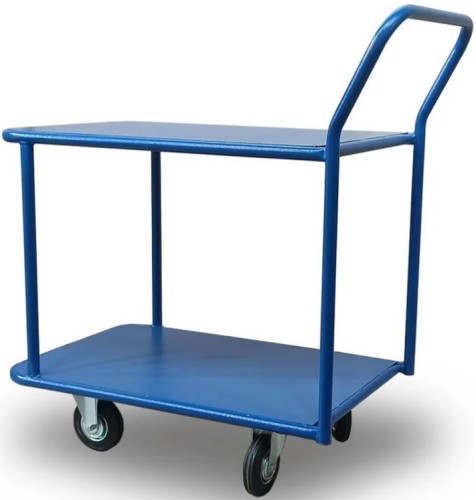 Тележка платформенная СТЕЛЛА-ТЕХНИК КП-2 2-х ярусная КП-2-М-5-8-125-И - изображение 2