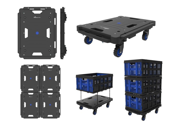 Тележка платформенная СТЕЛЛА-ТЕХНИК FW-70HF грузовая складная - изображение 4