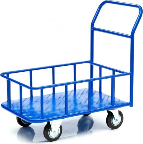 Тележка платформенная СТЕЛЛА-ТЕХНИК КПБ-300-150 с бортом, 600х900мм КПБ-300-150-И