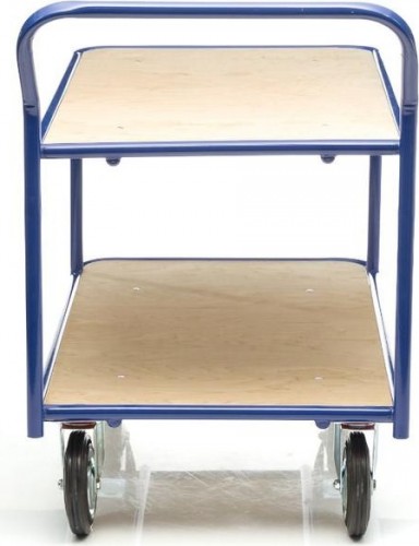 Тележка платформенная СТЕЛЛА-ТЕХНИК КП-2-160 2-х ярусная, 700х1200мм КП-2-160-К - изображение 4