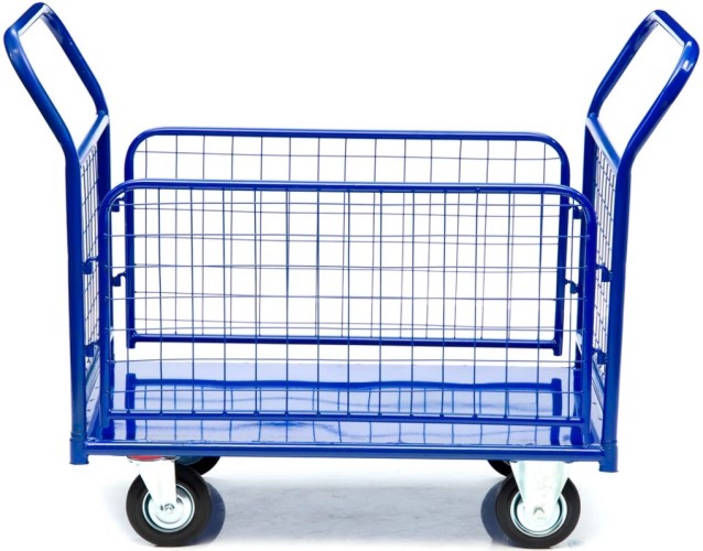 Тележка платформенная СТЕЛЛА-ТЕХНИК КПО-500С-125 с бортами КПО-500С-125-И - изображение 2