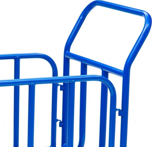 Тележка платформенная СТЕЛЛА-ТЕХНИК КПО-500Т-125 с бортами, 800х1200мм КПО-500Т-125-К - изображение 2