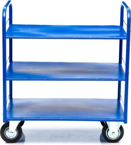 Тележка платформенная СТЕЛЛА-ТЕХНИК КР-3-160 3-х ярусная, 600х900мм КР-3-160-К - изображение 2