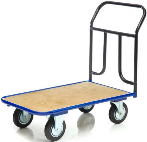 Тележка платформенная СТЕЛЛА-ТЕХНИК КПТ-500-125 с фанерой КПТ-500-125-К