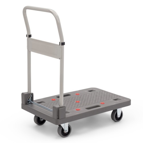 Тележка платформенная СТЕЛЛА-ТЕХНИК FW-150П со складной ручкой, 150 кг - изображение 3