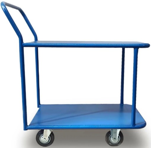 Тележка платформенная СТЕЛЛА-ТЕХНИК КП-2 2-х ярусная КП-2-М-5-8-125-И - изображение 3