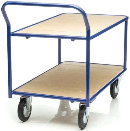 Тележка платформенная СТЕЛЛА-ТЕХНИК КП-2 2-х ярусная КП-2-Ф-5-8-200-И - изображение 2