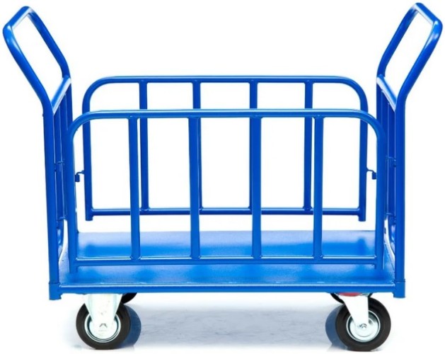 Тележка платформенная СТЕЛЛА-ТЕХНИК КПО-500Т-125 с бортами КПО-500Т-125-И - изображение 2