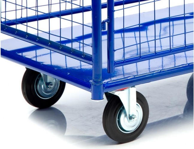 Тележка платформенная СТЕЛЛА-ТЕХНИК КПО-300 с бортами, 600х1000мм КПО-300-С-200-К - изображение 5