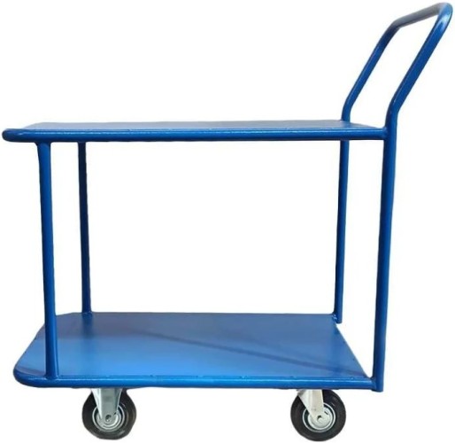 Тележка платформенная СТЕЛЛА-ТЕХНИК КП-2 2-х ярусная КП-2-М-5-8-150-И - изображение 3