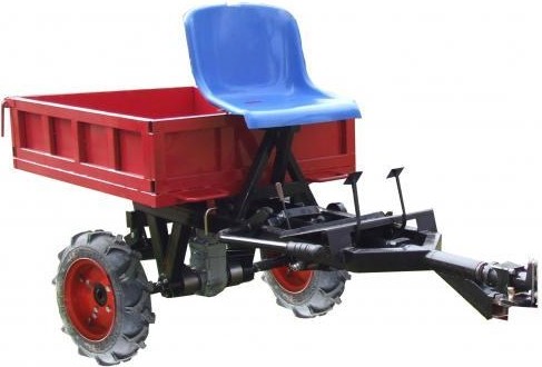 Тележка прицепная с приводом УГРА АМПК-500 (для мотоблоков Угра) АМПК.000.000.2