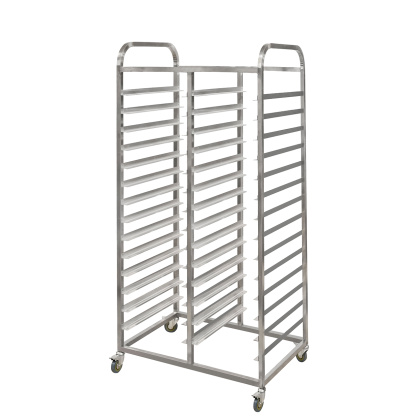 Тележка-шпилька для подносов ТШГ-10-2 нерж двойная