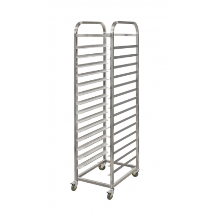 ТЕЛЕЖКА-ШПИЛЬКА под подносы Luxstahl ТШГР-10  нерж. разборная