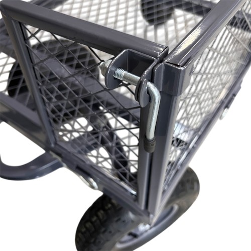 Тележка транспортировочная СОРОКИН 9.44 с бортами, четырехколесная 260 кг, 610х1220 мм - изображение 3