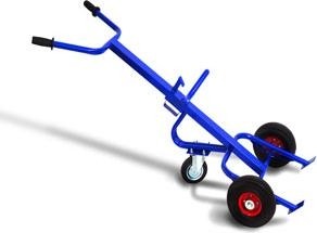 Тележка транспортировочная КБ-1 бочкокат (до 200 кг) на пневмо колесах