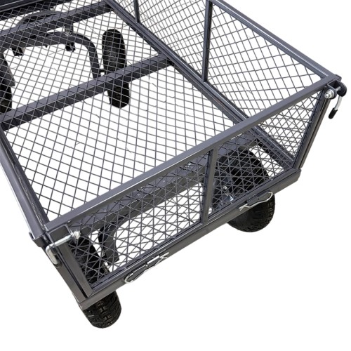 Тележка транспортировочная СОРОКИН 9.42 с бортами, четырехколесная 140 кг, 960х510 мм - изображение 5