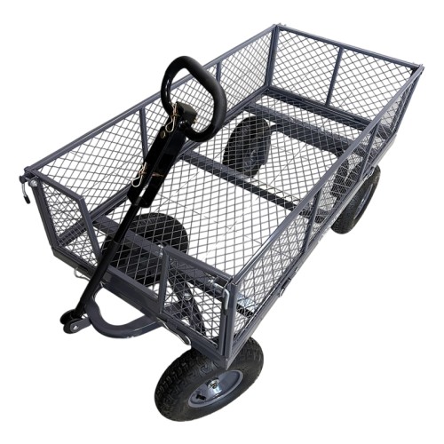 Тележка транспортировочная СОРОКИН 9.44 с бортами, четырехколесная 260 кг, 610х1220 мм - изображение 2