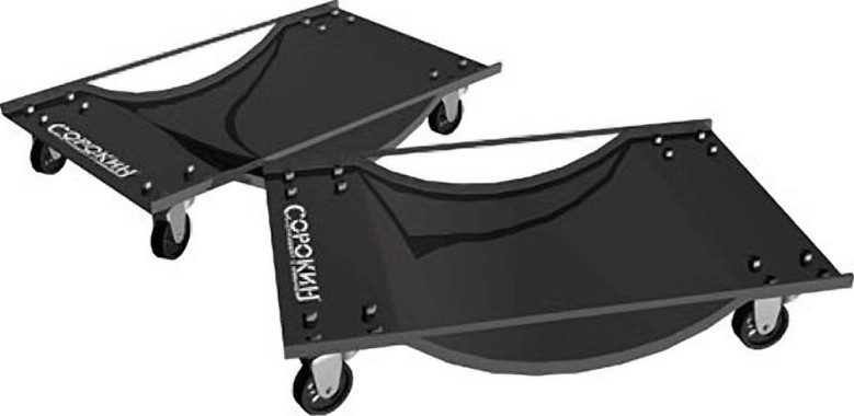 Тележки колесные СОРОКИН 9.62 для транспортировки 1 т (2 шт.)