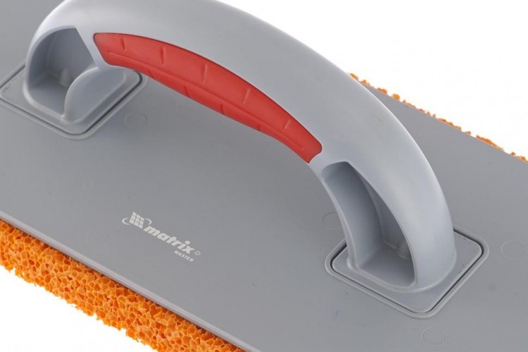 Терка MATRIX 270х130 мм пластмассовая гидрорезиновое покрытие 86807 - изображение 2