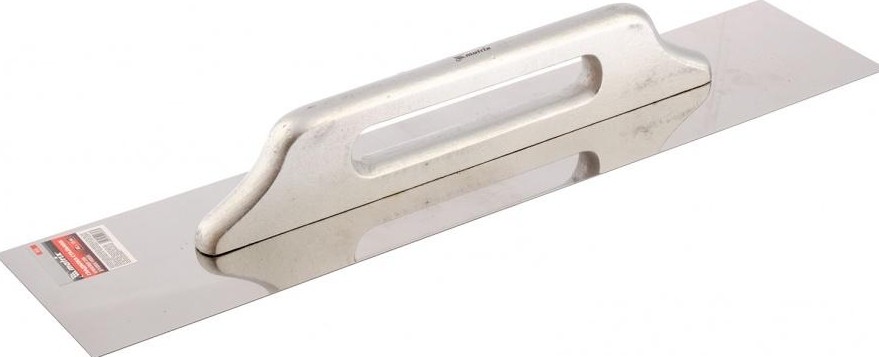 Терка MATRIX 600х130 мм гладилка из нержавеющей стали, , деревян 86735 - изображение 2