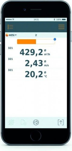 Термоанемометр Testo 405i (смарт-зонд) 0560 1405 - изображение 5
