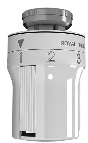 Термоголовка жидкостная ROYAL THERMO М30х1,5 белая НС-1488974 НС-1488974