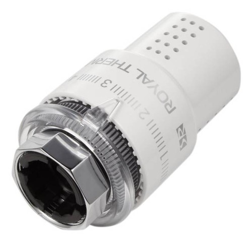 Термоголовка жидкостная ROYAL THERMO Design М30х1,5 белая RTO 07.0009 НС-1443124