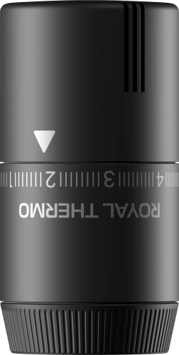 Термоголовка жидкостная ROYAL THERMO Design М30х1,5 черная RATHDN13015BL НС-1697763 - изображение 3