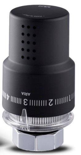 Термоголовка жидкостная ROYAL THERMO Design М30х1,5 черная RTO 07.0008 НС-1404970