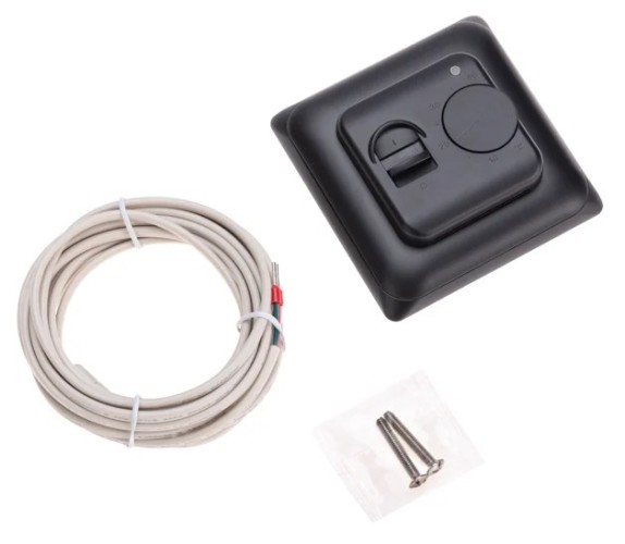 Терморегулятор для теплого пола REXANT 51-0594 механический R70XT, 3,5квт, черный - изображение 2