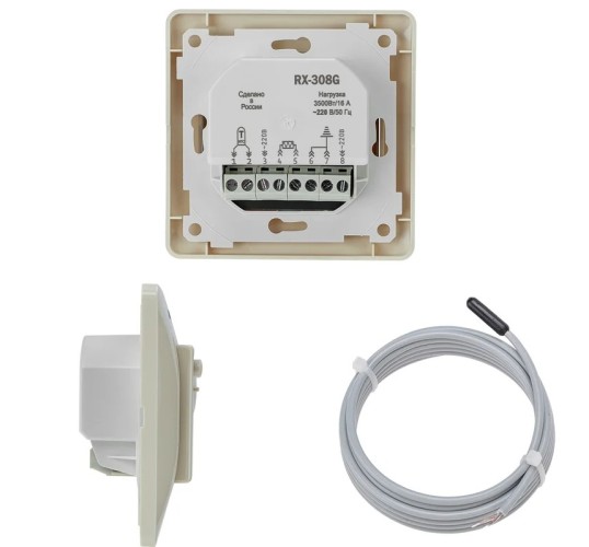 Терморегулятор для теплого пола REXANT 51-0826 механический RX-308G, 3,5квт - изображение 2
