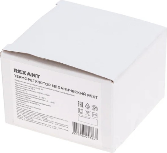 Терморегулятор для теплого пола REXANT 51-0592 механический R5XT 3,5квт, с led-индикатором - изображение 3