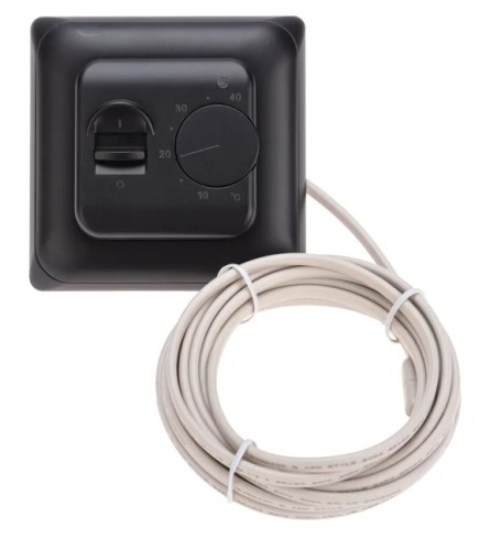 Терморегулятор для теплого пола REXANT 51-0594 механический R70XT, 3,5квт, черный