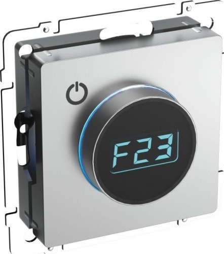 Термостат электронный IEK BRITE с индикацией ТС10-1-БрА алюм BR-RT11-K47 - изображение 2