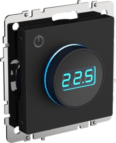 Термостат электронный IEK BRITE с индикацией ТС10-1-БрЧ чер BR-RT11-K02