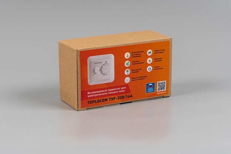 Термостат комнатный TEPLOCOM TSF-220/16A 919 - изображение 5