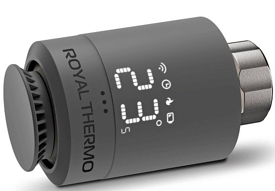 Термостат радиаторный электронный ROYAL THERMO Smart Heat, серебристый НС-1402606 НС-1402606