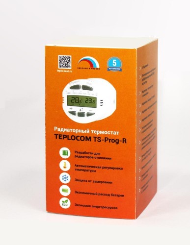 Термостат радиаторный TEPLOCOM TS-Prog-R 918 - изображение 4
