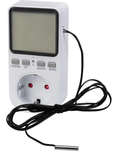 Термостат REXANT 51-0800 цифровой 16A-01, 3,5квт, белый - изображение 2