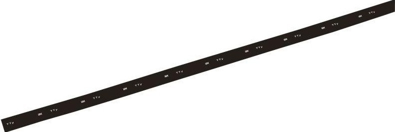 Термоусаживаемая трубка IEK ТТУ нг-LS 8/4 черн. 1м  UDRS-D8-1-K02